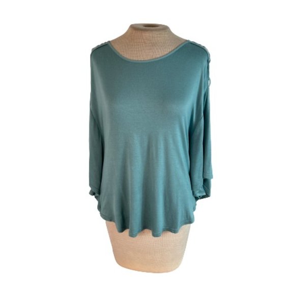 mahina Tops - Mahina Strappy Open Back Knit Slouchy Top Dusty